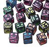 Black Craft Acrylic Beads MACR-SZ0001-36A-2