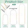 3Pcs 3 Styles ABS Plastic Imitation Pearl Purse Chains FIND-WR0009-73B-2