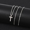Non-Tarnish 304 Stainless Steel Pendant Necklaces NJEW-E141-42P-2