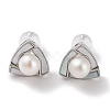 Anti-Tarnish Sterling Silver Stud Earrings EJEW-C087-07B-P-1