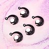 Baking Paint Alloy Pendants X-PALLOY-R136-04A-5