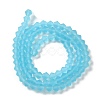 Imitate Austrian Crystal Frosted Glass Beads Strands EGLA-A039-T6mm-MD20-2