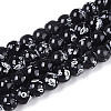 Baking Paint Glass Beads Strands DGLA-N015-6mm-10-1