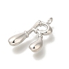 Rack Plating Brass Pendants KK-I722-08P-R-2