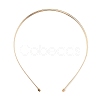 Alloy Double Hair Band Findings AJEW-WH0304-25B-LG-1