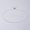 Natural Blue Lace Agate Beaded Necklaces NJEW-JN02492-04-1