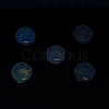 UV Plating Luminous Transparent Acrylic Beads OACR-P010-05A-4