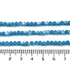 Transparent Glass Beads Strands X1-EGLA-A034-T4mm-MB27-5