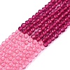 Transparent Glass Beads Strands GLAA-N074-01A-01-2