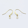 Long-Lasting Plated Brass French Earring Hooks KK-K204-137G-NF-1