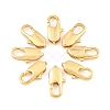 SHEGRACE Brass Lobster Claw Clasps XGR0008G-09G-1