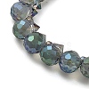 Electroplate Glass Beads Strands EGLA-D030-17U-3