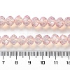 Baking Paint Transparent Glass Beads Strands DGLA-A034-J8MM-D04-4