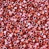 Opaque Picasso Cylinder Glass Beads SEED-Q039-06A-03-3