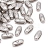 Letter Slider Beads for Watch Band Bracelet Making ALRI-O012-I-NR-2