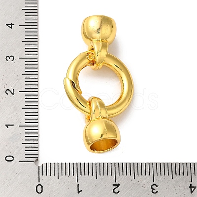 Ring Rack Plating Brass Spring Gate Rings KK-A225-05A-G-1