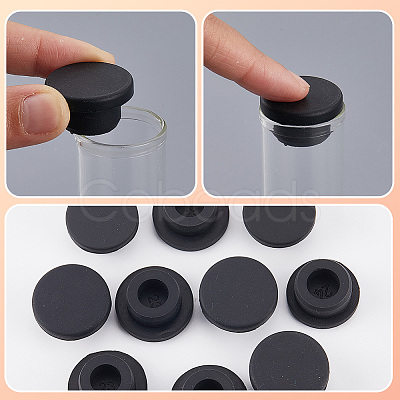 10Pcs Silicone Hole Plugs AJEW-GF0011-66G-1