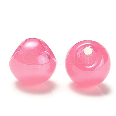 Opaque Acrylic Beads OACR-G012-03-1