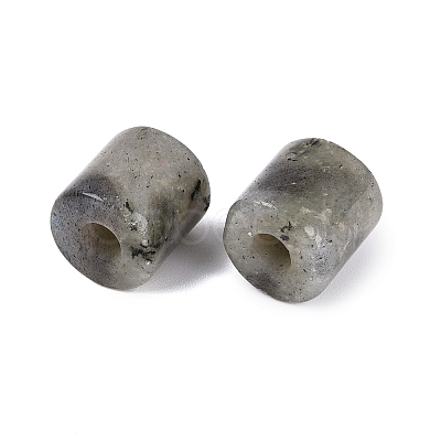 Natural Labradorite European Beads G-P520-05K-1