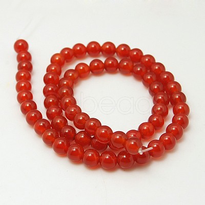 Natural Carnelian Beads Strands G-G338-12mm-01-1