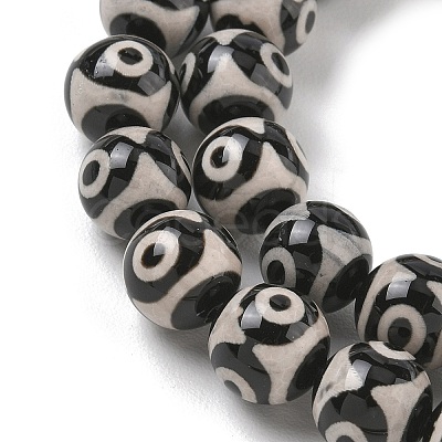 Tibetan Style dZi Beads Strands GG-CBA3DA1-06-1