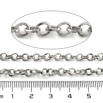 Tarnish Resistant Vacuum Plating 304 Stainless Steel Rolo Chains CHS-H026-08B-P-1