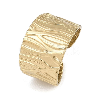 304 Stainless Steel Cuff Rings RJEW-D332-012K-G-1