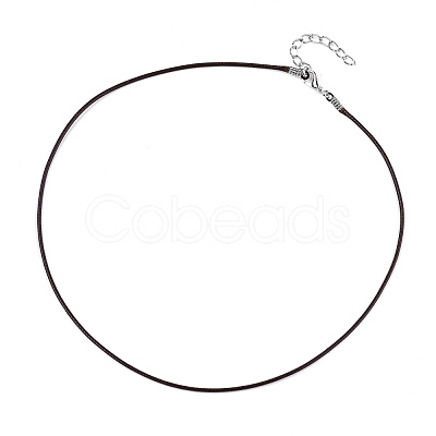 Waxed Cotton Cord Necklace Making MAK-S034-005-1