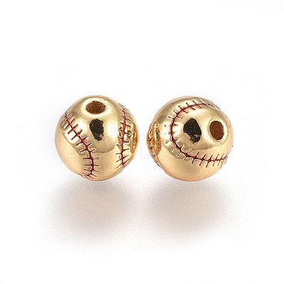 Brass Enamel Beads LS-KK-L179-06G-1