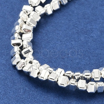 Electroplated Synthetic Non-Magnetic Hematite Beads Strands G-U003-14B-1