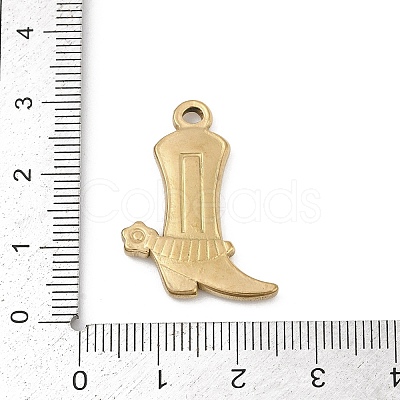 304 Stainless Steel Pendants STAS-D366-04C-G-1
