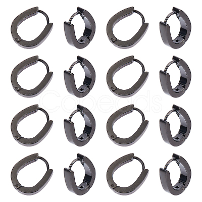 10 Pairs 304 Stainless Steel Hoop Earrings EJEW-UN0001-73-1