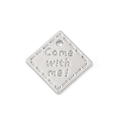 Rack Plating Alloy Pendants PALLOY-S038-04B-P-1
