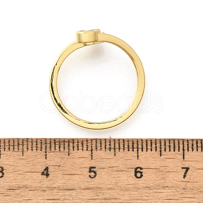 Brass Cuff Rings for Women RJEW-U044-P-1