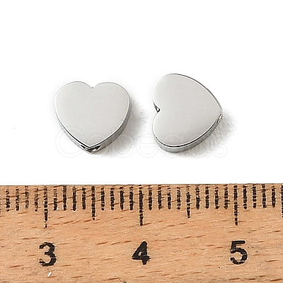 Valentine's Day 304 Stainless Steel Beads SA-E001-02P-01-1