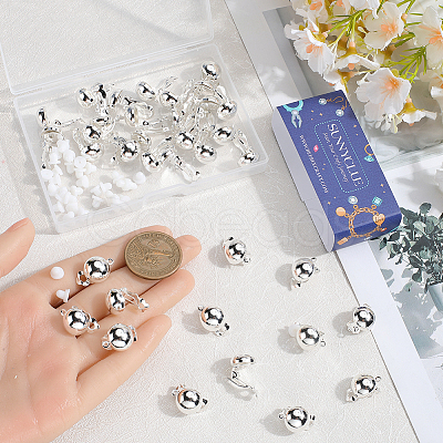 40Pcs Brass Earring Findings KK-SC0005-52S-1