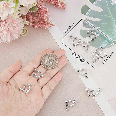 12Pcs Brass & Crystal Rhinestone Clip-on Earring Findings KK-BBC0028-19-1