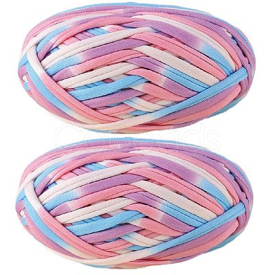 Super Bulky Polyester T-Shirt Cloth Strip Yarn OCOR-SZ0002-10F-1