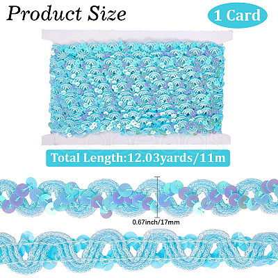 Polyester Paillette Beads OCOR-WH20004-06H-1