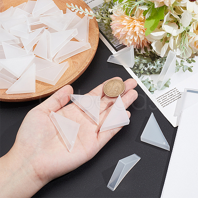50Pcs Plastic Triangle Corner Protector FIND-NB0005-48B-1