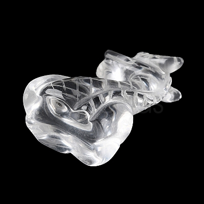 Synthetic Quartz Crystal Sculpture Display Decorations DJEW-Q001-04-1