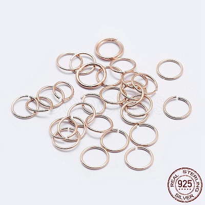 925 Sterling Silver Open Jump Rings LS-STER-F036-02RG-0.7x5mm-1