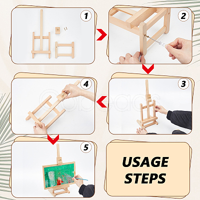 Adjustable Wood Display Stands ODIS-WH0038-320-1