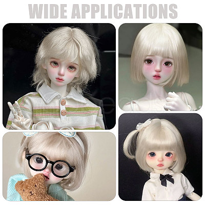 1Pc Silky Thread Wig Caps AJEW-CA0005-14C-1