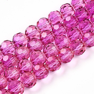 Baking Paint Transparent Glass Beads X1-DGLA-A035-T10mm-A03-1