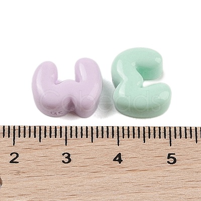 Opaque Resin Decoden Cabochons CRES-M033-01W-1