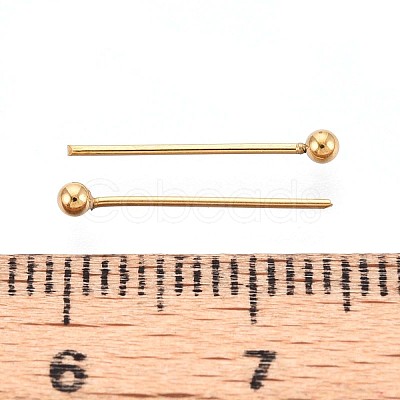 304 Stainless Steel Head Pins STAS-T065-15mm-20G-1