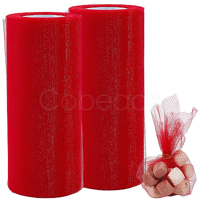 Deco Mesh Polyester Ribbons DIY-GF0013-21B-1