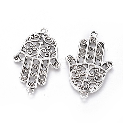 Tibetan Style Alloy Links connectors TIBEP-G023-11AS-1