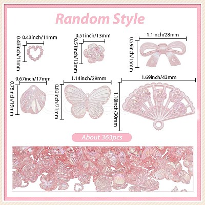 200g Transparent Acrylic Beads OACR-SP0001-86B-1